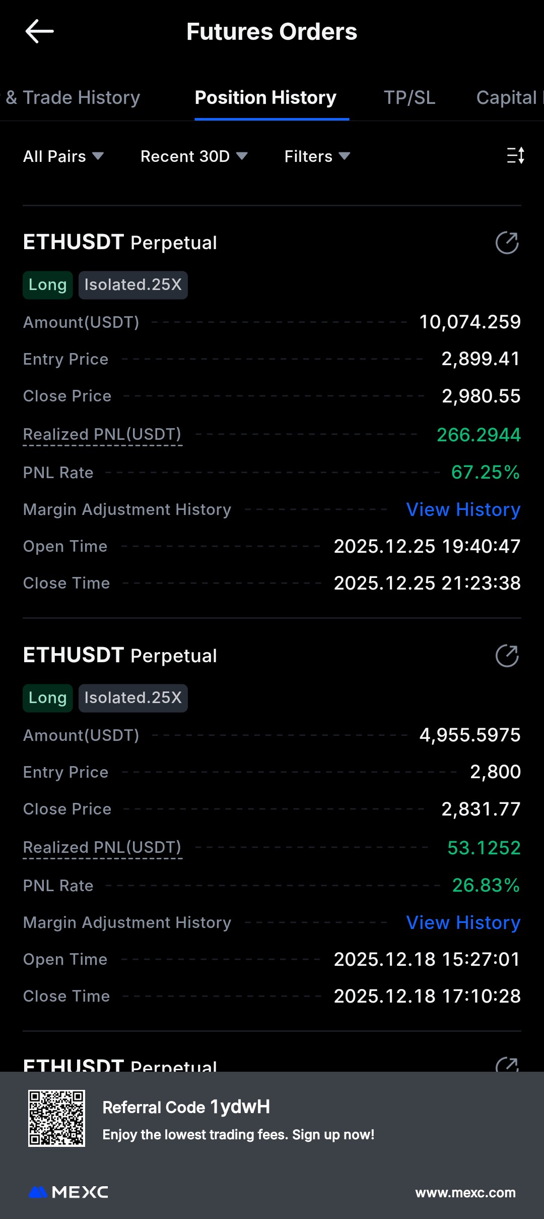 Crypto Futures Blueprint Result - Daily Trading PNL Dashboard